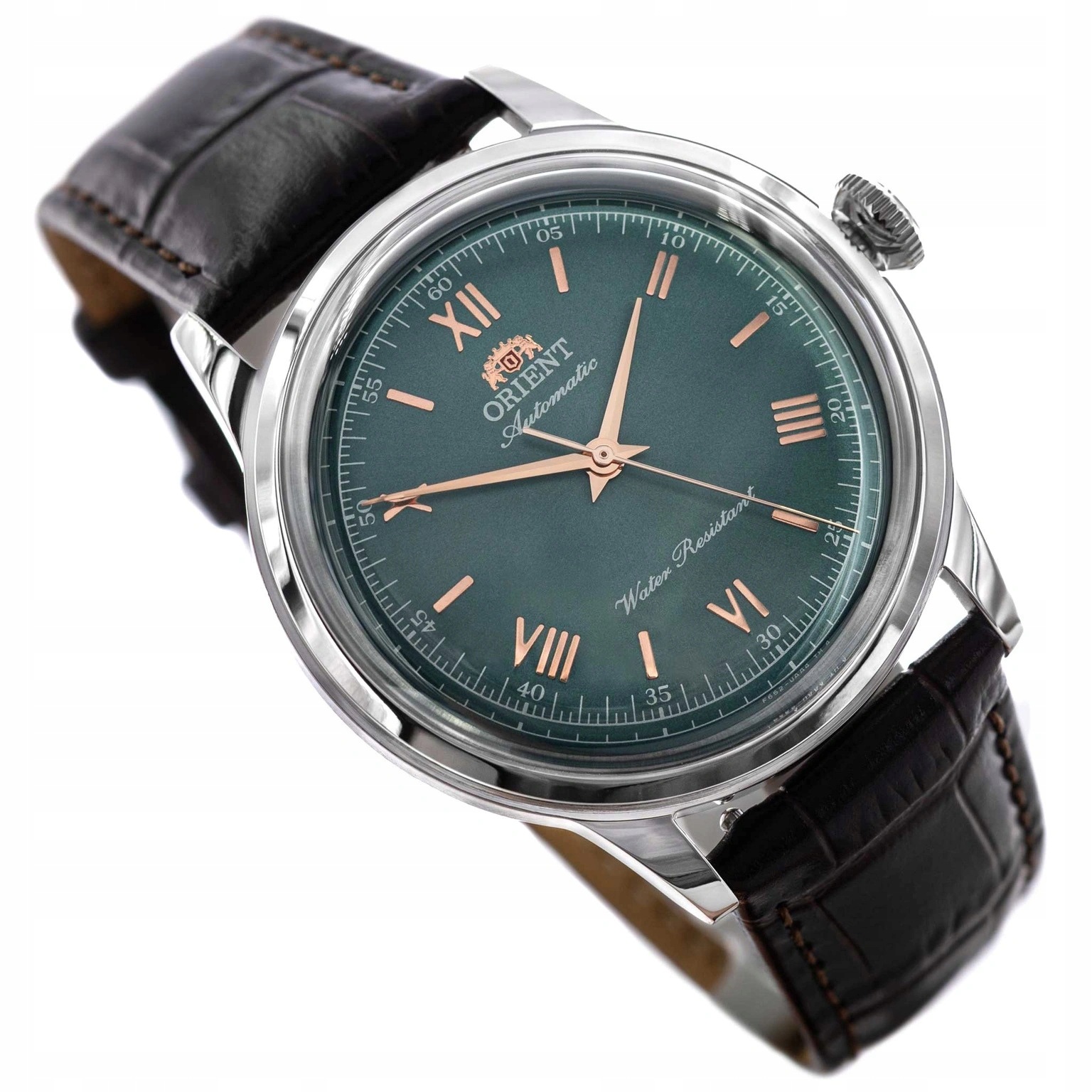 Pánské Hodinky Orient RA-BB0001E30B Bambino Automatic 38 Hnědé Na Řemínku