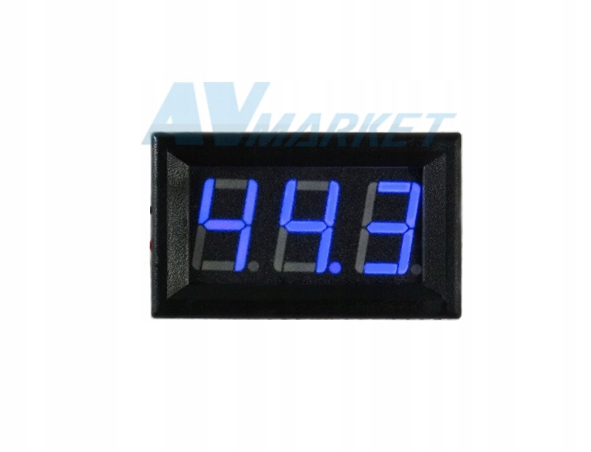 

Woltomierz 4.5V 30V Cyfrowy Niebieski