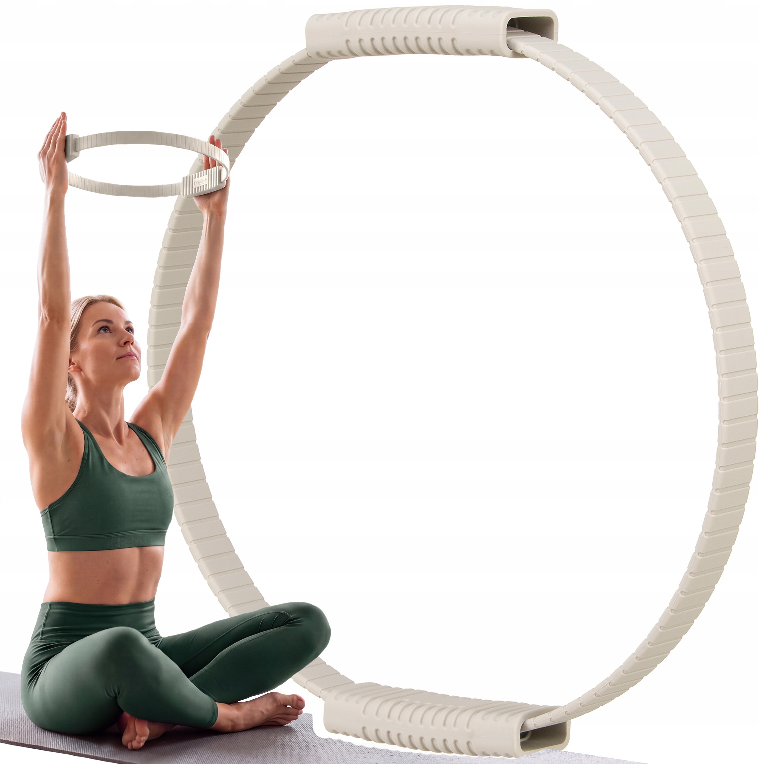 Obręcz Do Jogi Pilates Ćwiczeń Ring Pieścień Kółko Pewny Chwyt 33CM Gymtek
