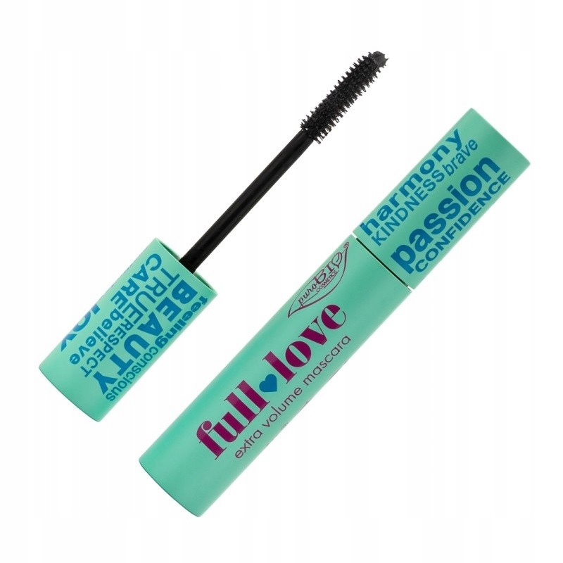 Tusz do rzęs Full Love, czarny, objętość, naturalny, 14,7ml, puroBIO