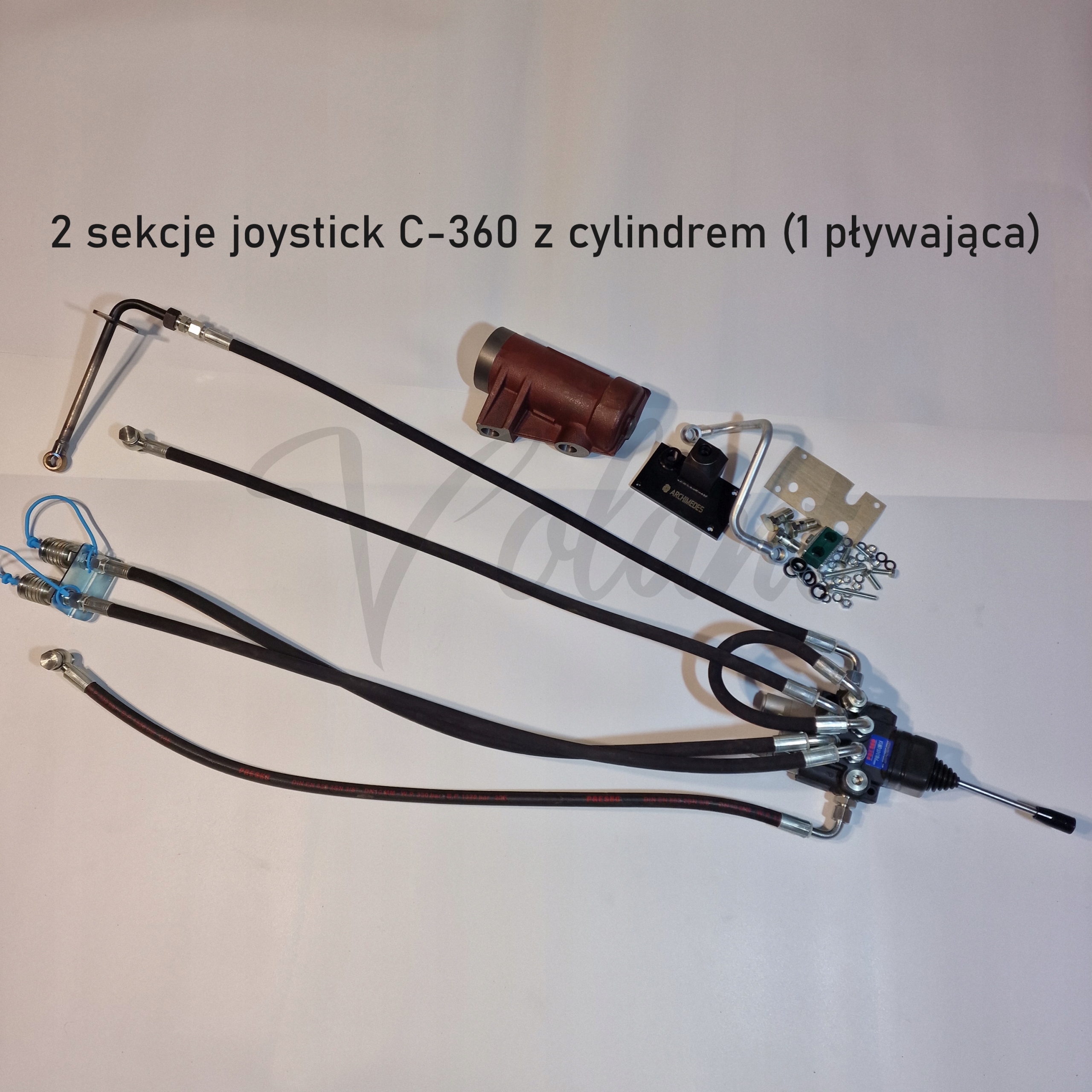 Rozdělovač 2 Sekční Hever Tur C-360 Cylinder 4 Kroužky Joystick