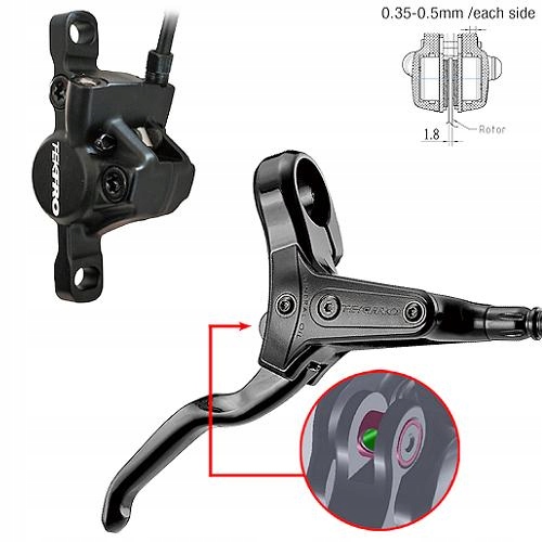 Hamulec Tektro HD-M275 przód XC Mtb Trekking 90cm