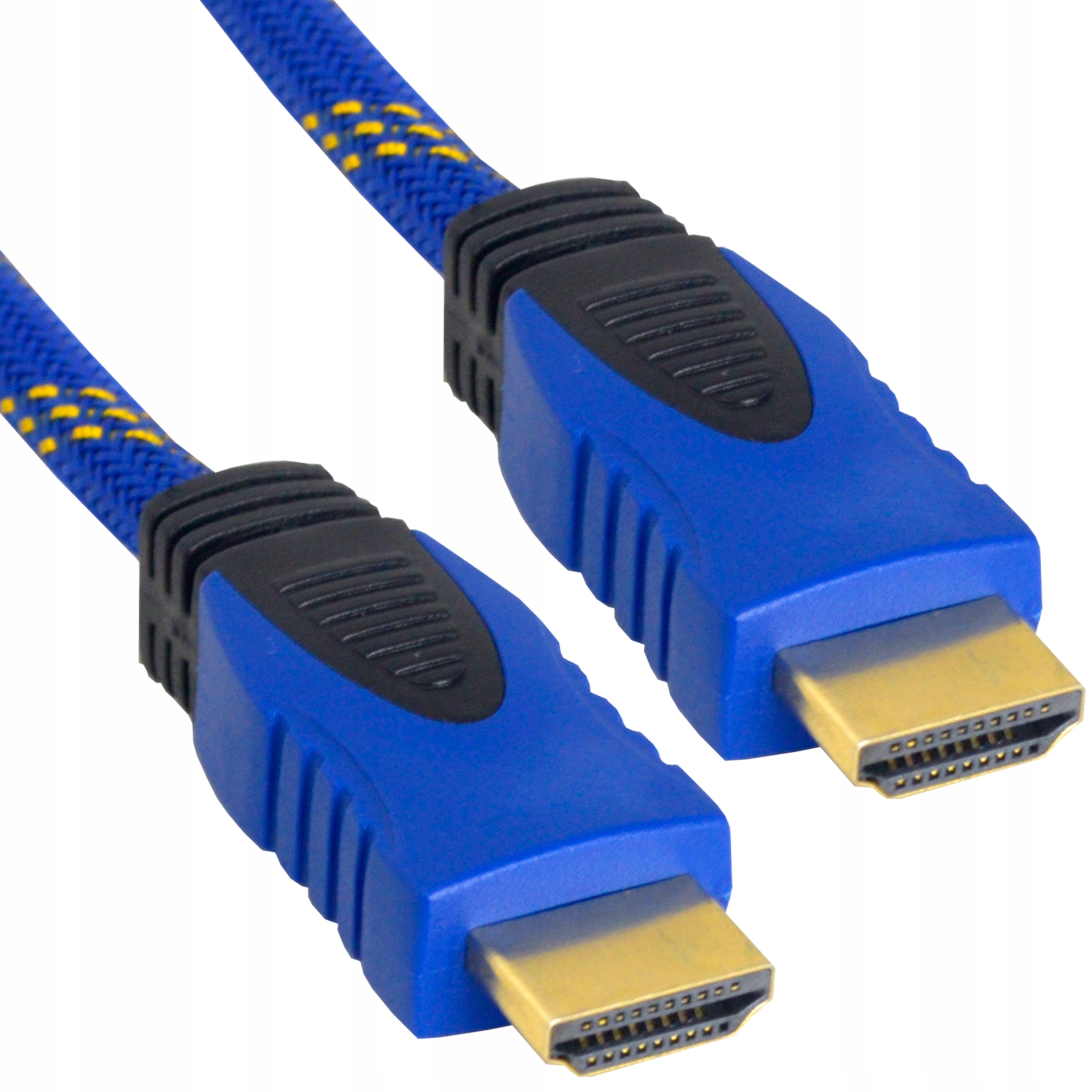 MOCNY KABEL PRZEWÓD HDMI - HDMI 3M MIEDZIANY NYLON