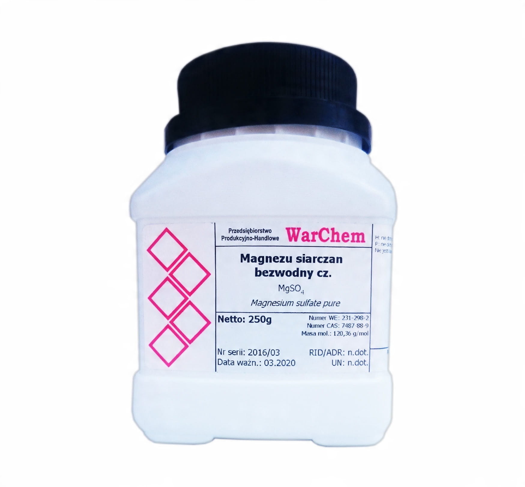 

Siarczan Magnezu bezwodny czysty 250g