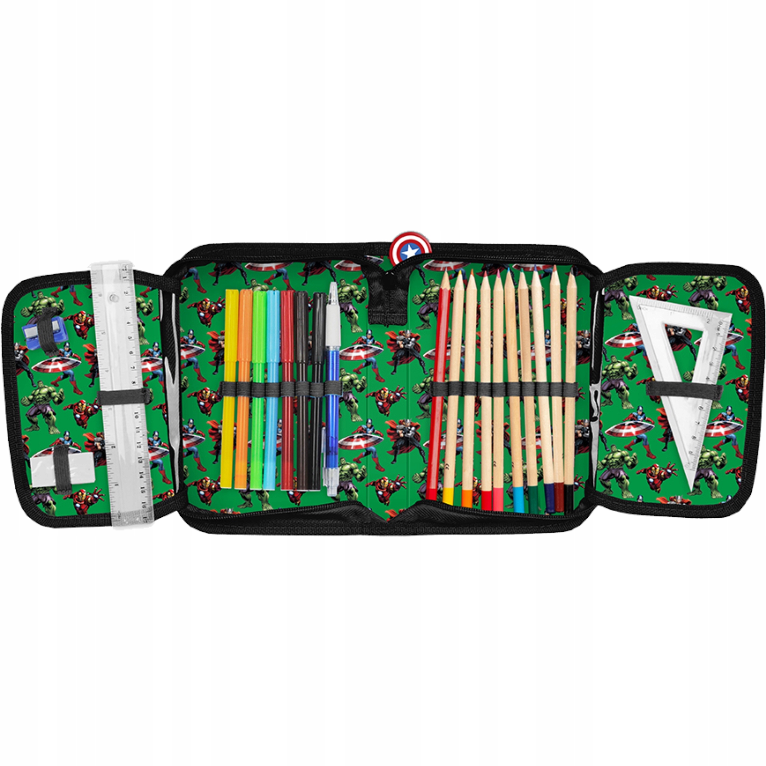 PIÓRNIK AVENGERS Z WYPOSAŻENIEM SZKOLNY IRON MAN Kod producenta AV23DD-P001