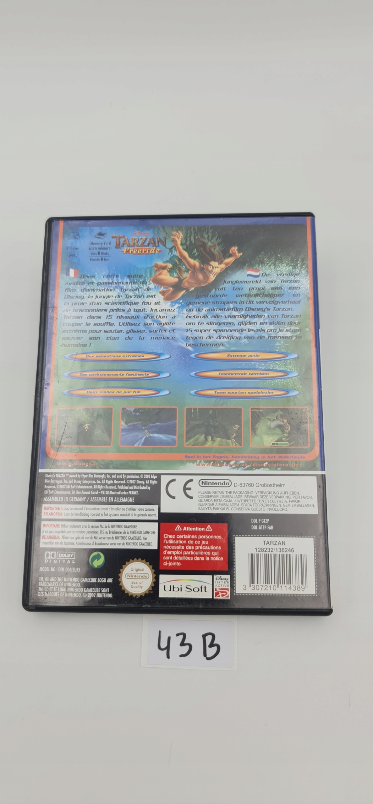 NINTENDO GAMECUBE TARZAN FREERIDE Producent Nintendo