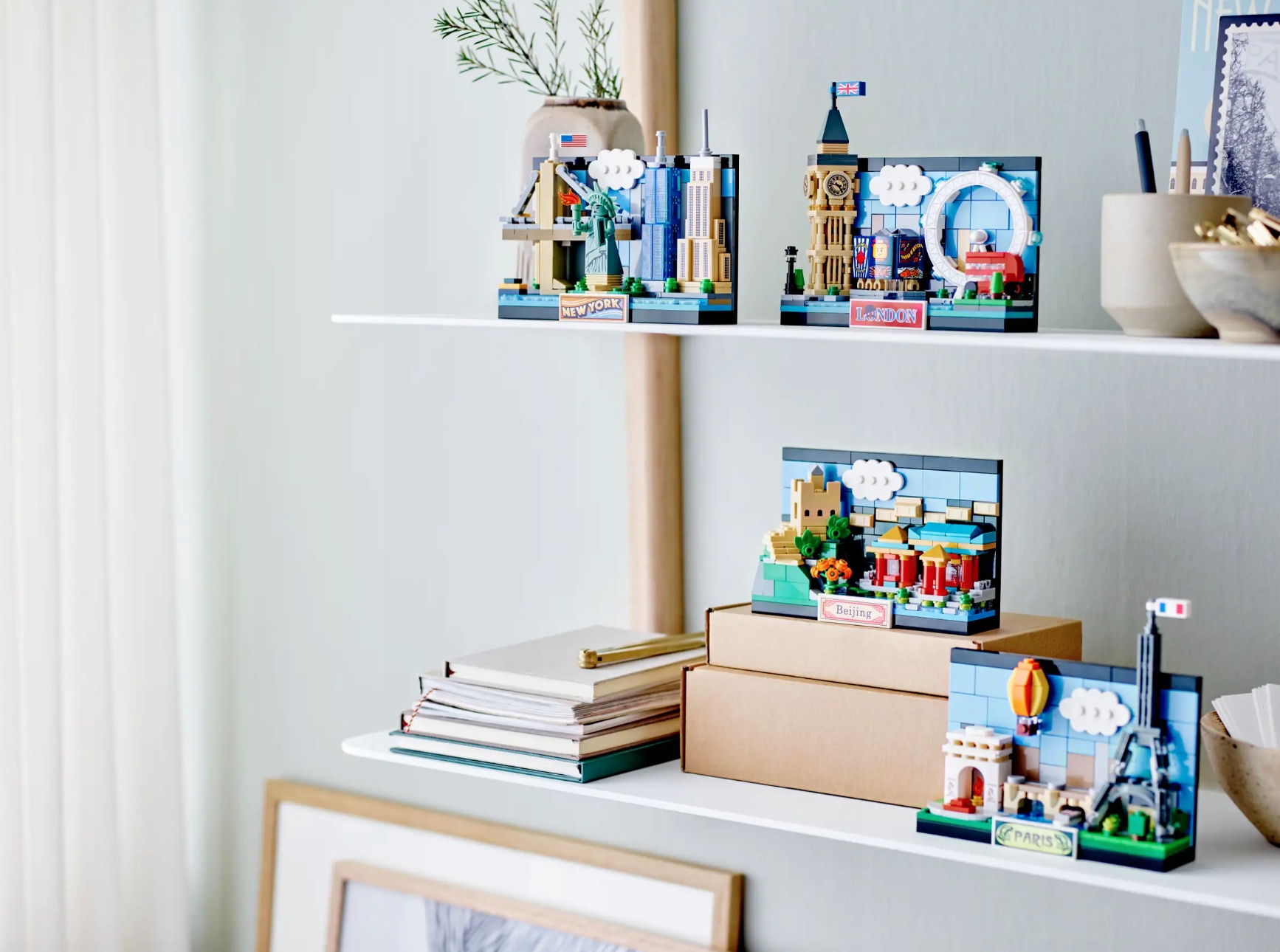 KLOCKI LEGO CREATOR POCZTÓWKA Z PARYŻA WIEŻA EIFFLA PREZENT DLA DOROSŁYCH Płeć chłopcy dziewczynki