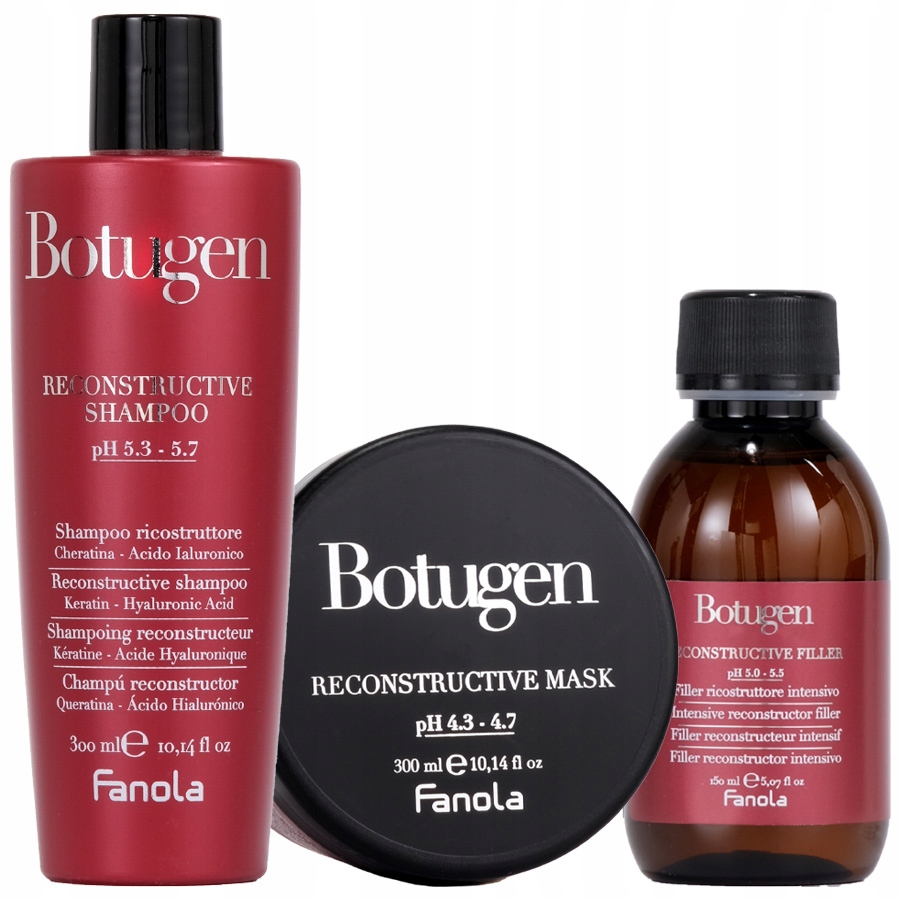 Fanola Botugen sada Šampon 300 ml Maska 300 ml Fluid 150 ml
