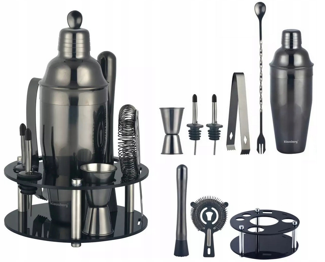 

Zestaw Barmański do Drinków Shaker Miarka Szczypce