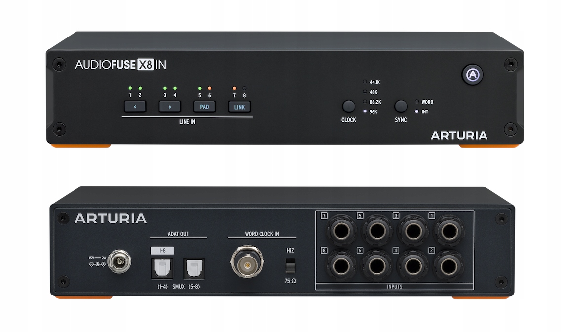 Arturia Audiofuse X8 In 8-kanałowy expander Adat rozszerzenie wejść Line