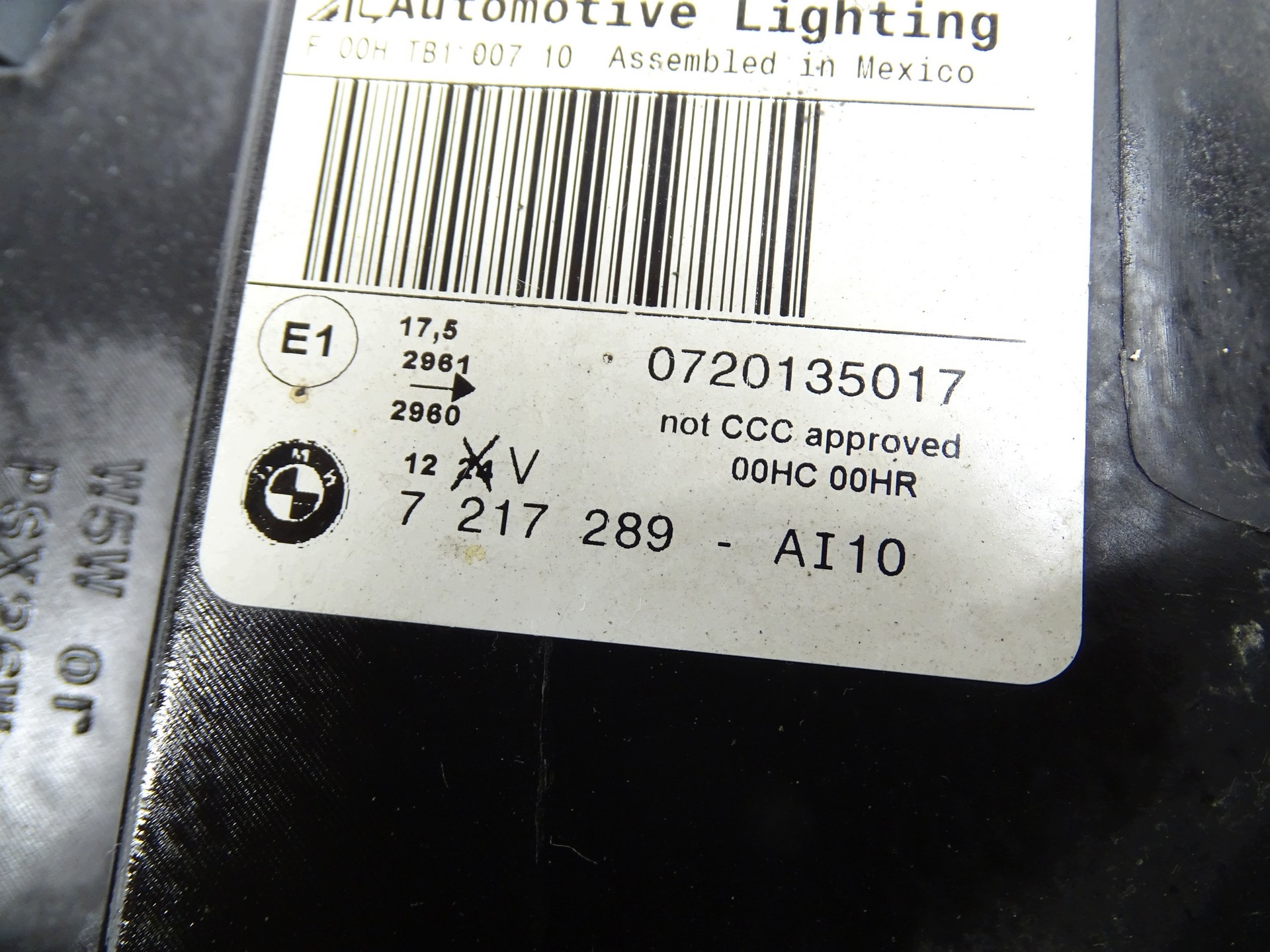 light left front front left ANGLIK BMW X3 7217289