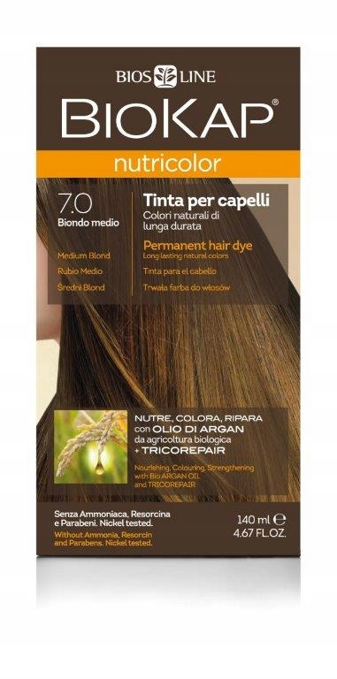 BioKap Barva Nutricolor 7.0 Střední blond