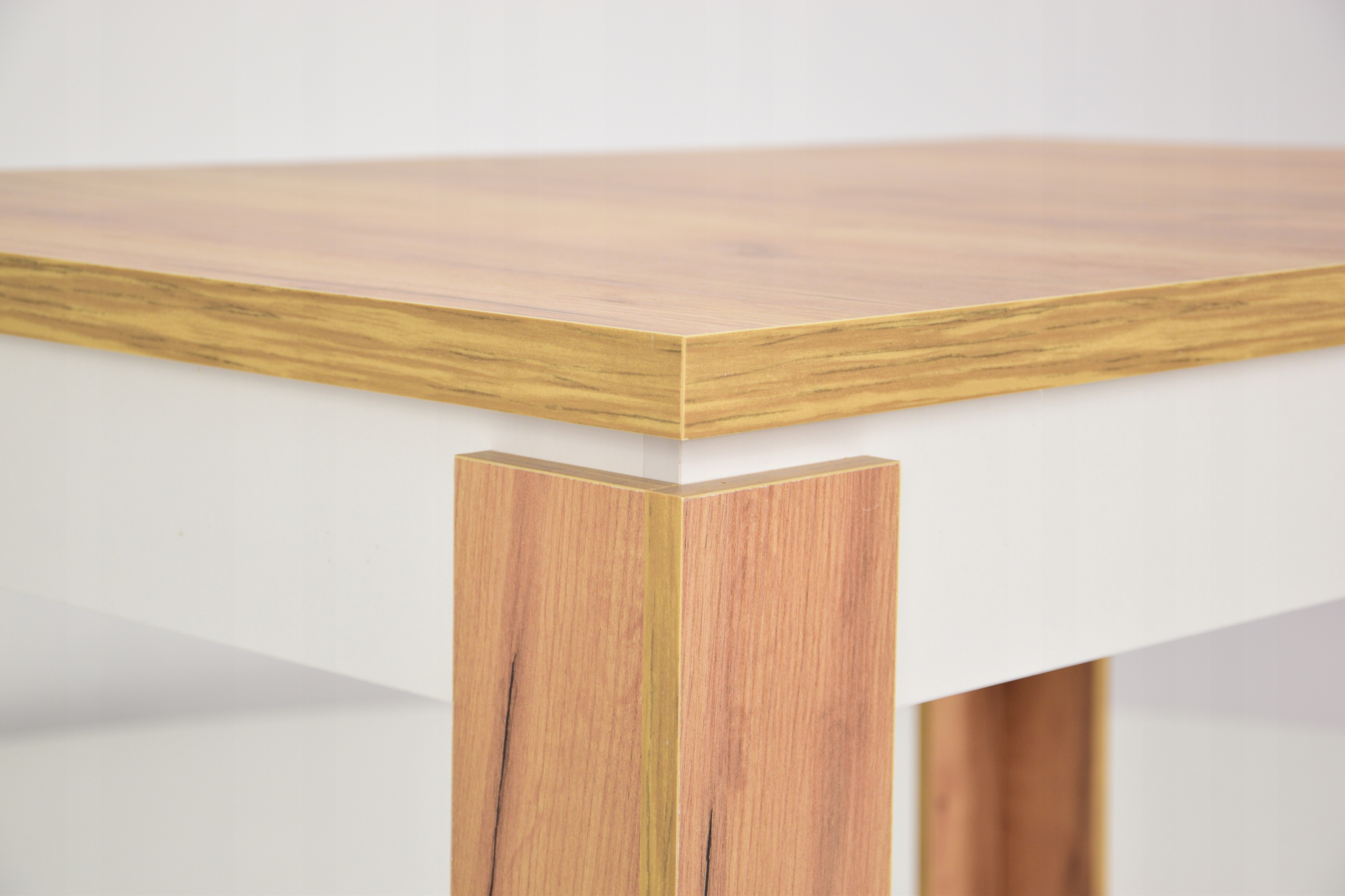 Stół C-4 czarny + DĄB CRAFT 80x120/160 rozkładany Kolekcja C-4