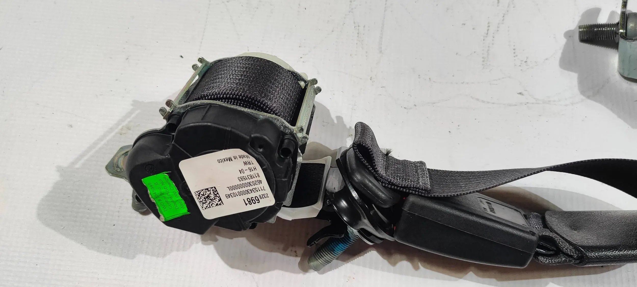 Gurten Sicherheits heck hinten links Chevrolet Camaro 2016