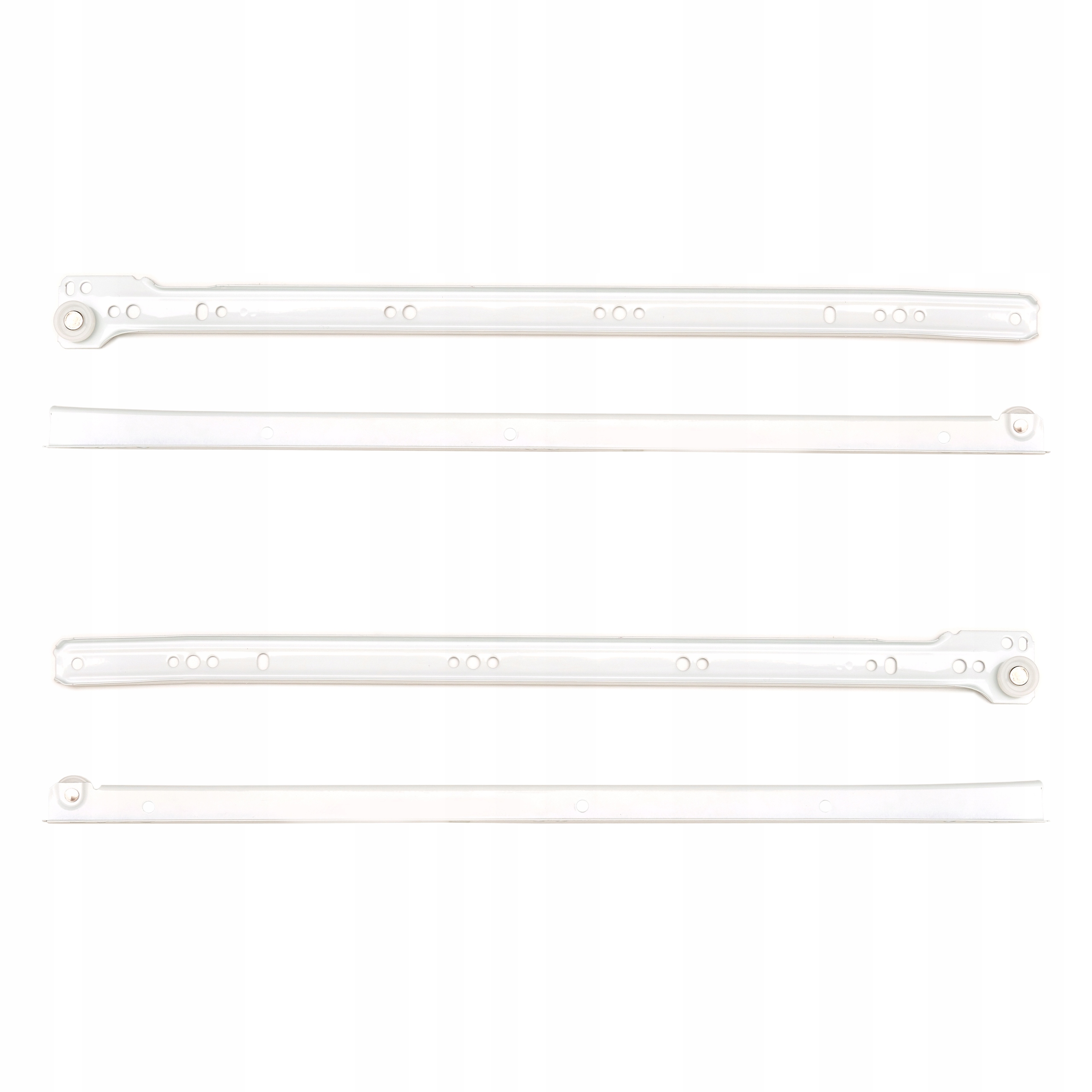 REJS MEBLOWA PROWADNICA ROLKOWA DO SZUFLAD BASIC L 600 mm BIAŁA - KOMPLET Długość (mm) 600