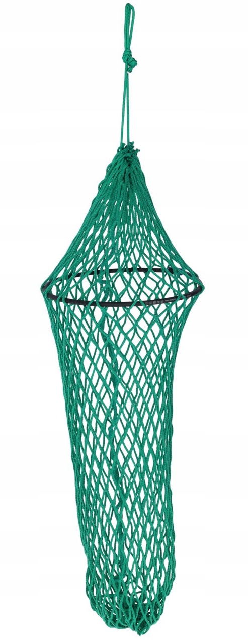 Síťka Na Seno Pro Koně S Kroužkem Zelená 120 cm Očko 4,5 cm Kerbl