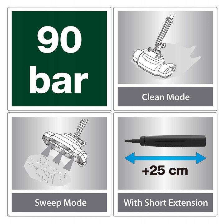SZCZOTKA MYJĄCA Z LANCĄ KOŃCÓWKA PATIO DO MYJKI CIŚNIENIOWEJ MACALLISTER Marka Macallister