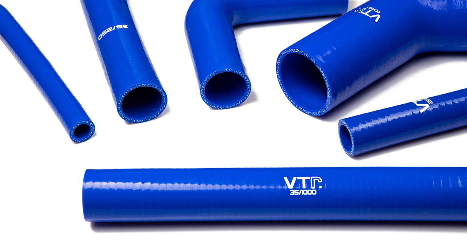 Przewód wąż silikonowy NIEBIESKI prosty 50mm dolot turbo 1mb Numer katalogowy części 0400269