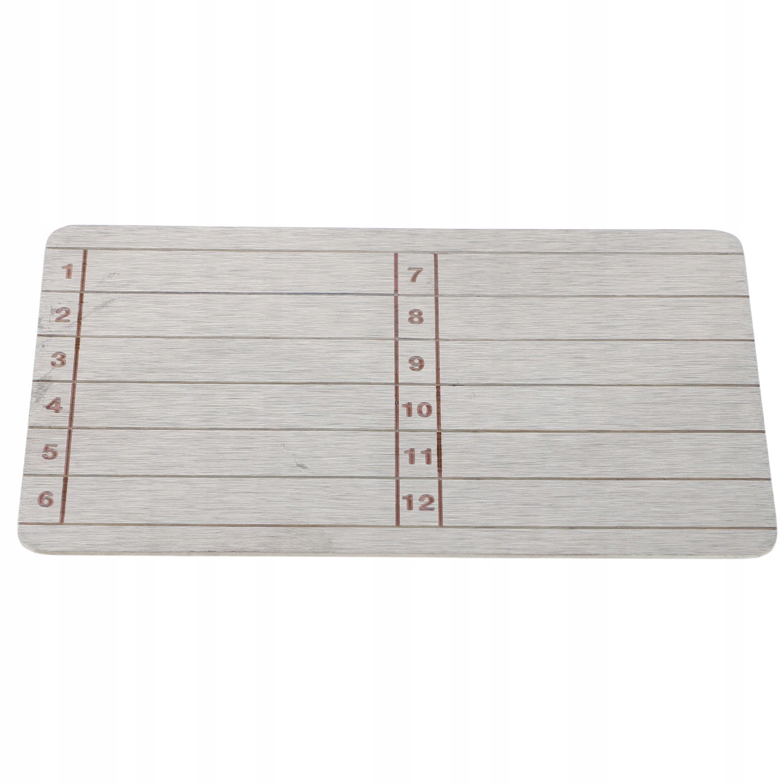 WODOODPORNA STALOWA PŁYTKA DO PRZECHOWYWANIA FRAZ NA CZAS REKONWALESCENCJI