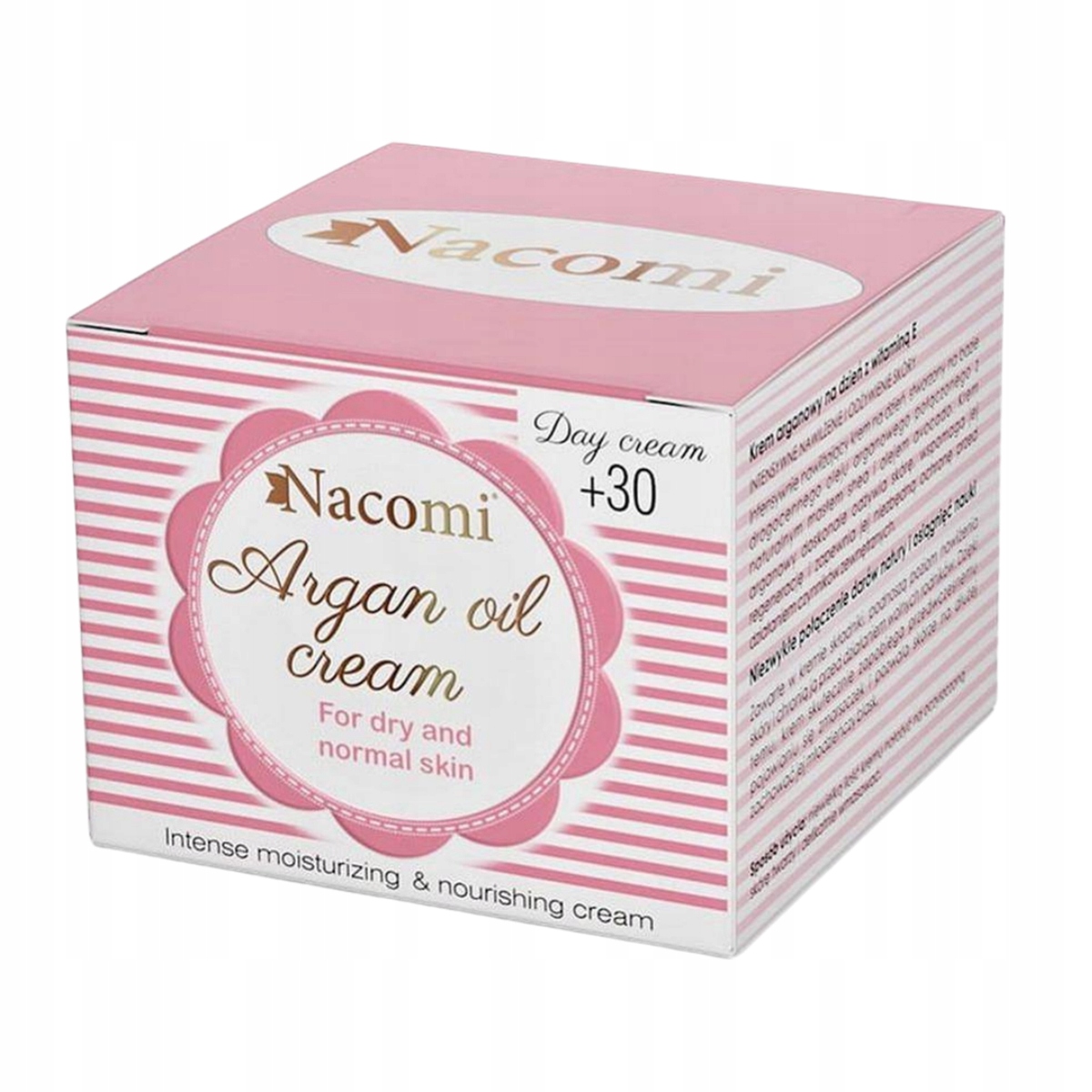 

Krem do twarzy Nacomi 30+ arganowy na dzień 50ml