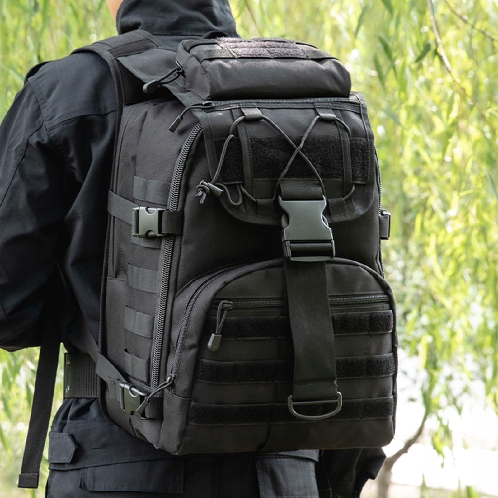 CINGHI LUSSO 35L Wodoodporny Plecak Taktyczny na Camping i Wędrówki — miniatura 6