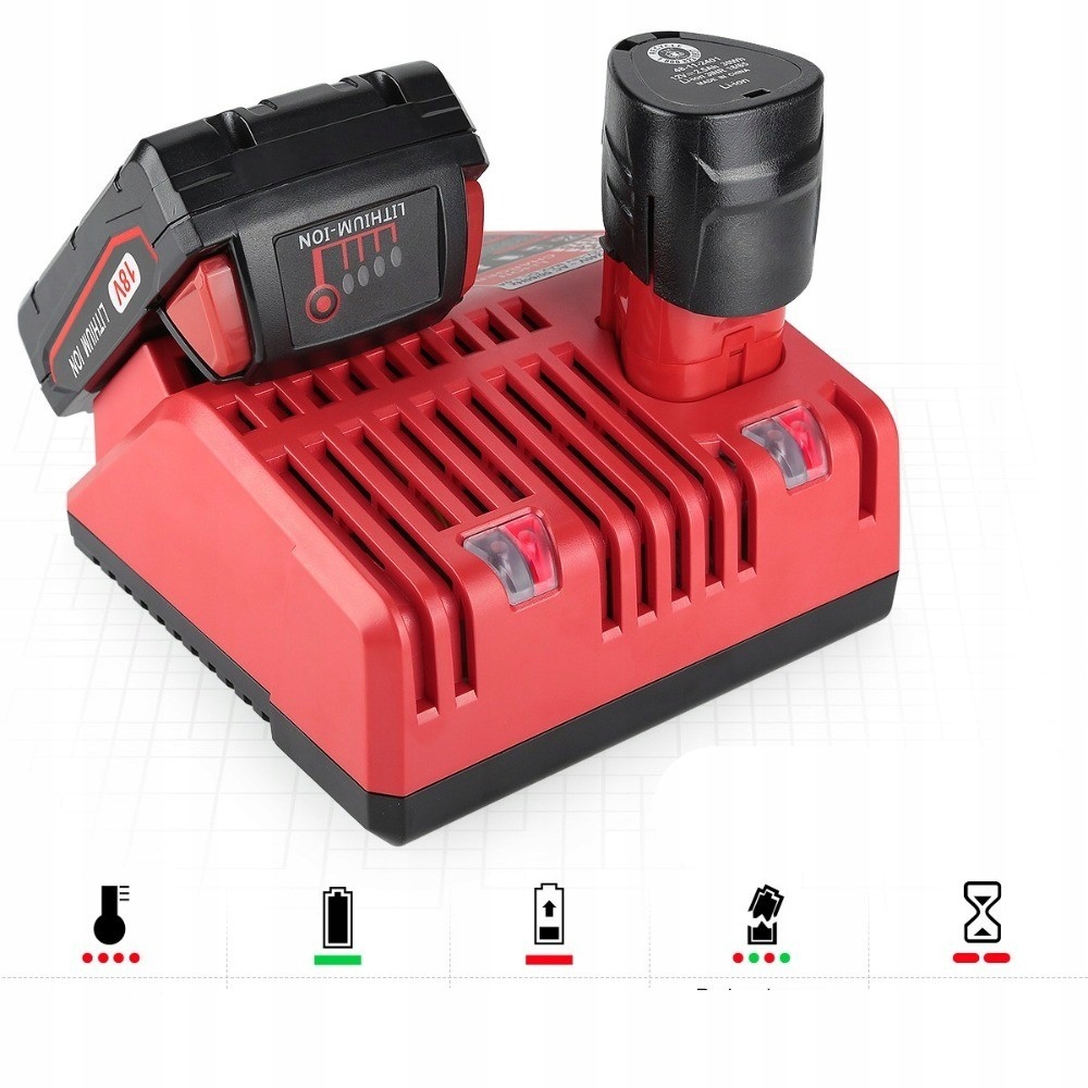 Milwaukee M12-18FC Náhradní Nabíječka Pro Baterie 100V-240V