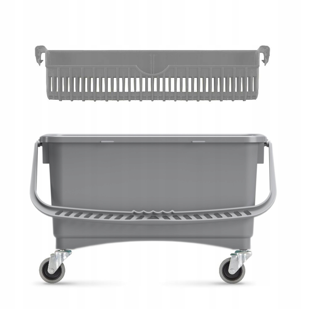 Tts Wiadro szerokie do mycia okien szyb barankiem