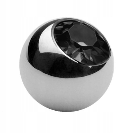 

Stalowa kulka z kolorowym 1,2/4 czarny