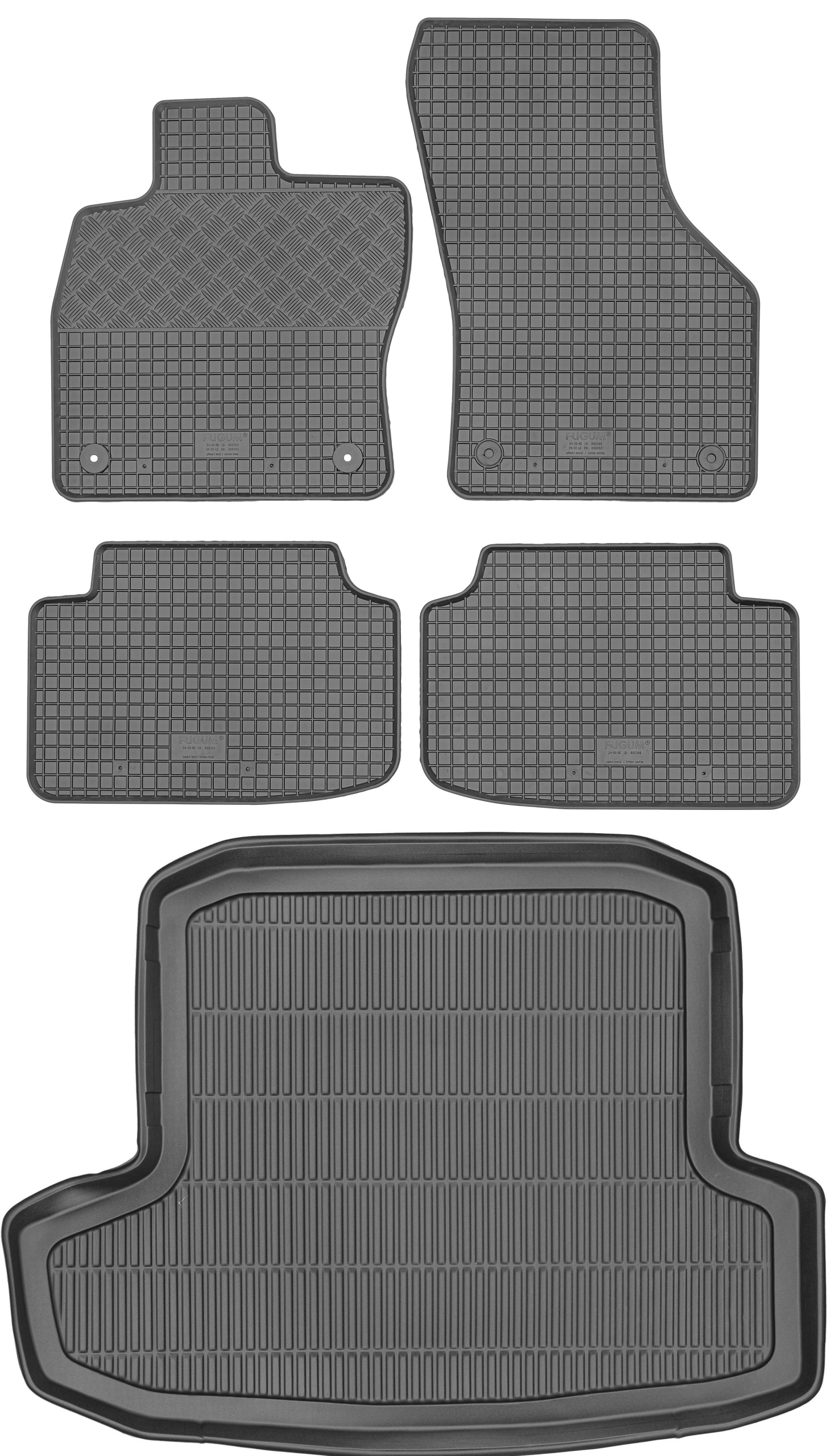 Škoda Octavia III Active 13-20 Sada Gumové rohože rohož