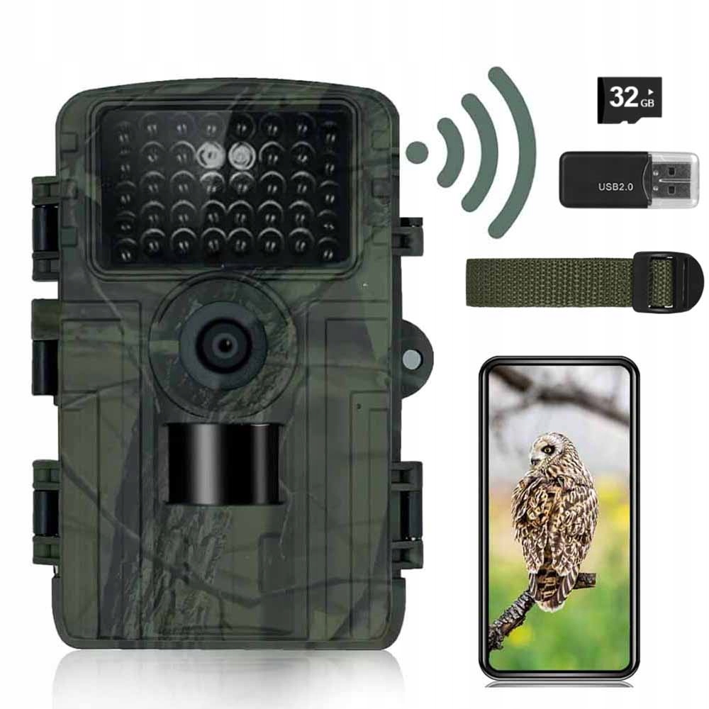 Fotopułapka Kamera Myśliwska Leśna Ir 940NM Do Obserwacji Dzikich Zwierząt