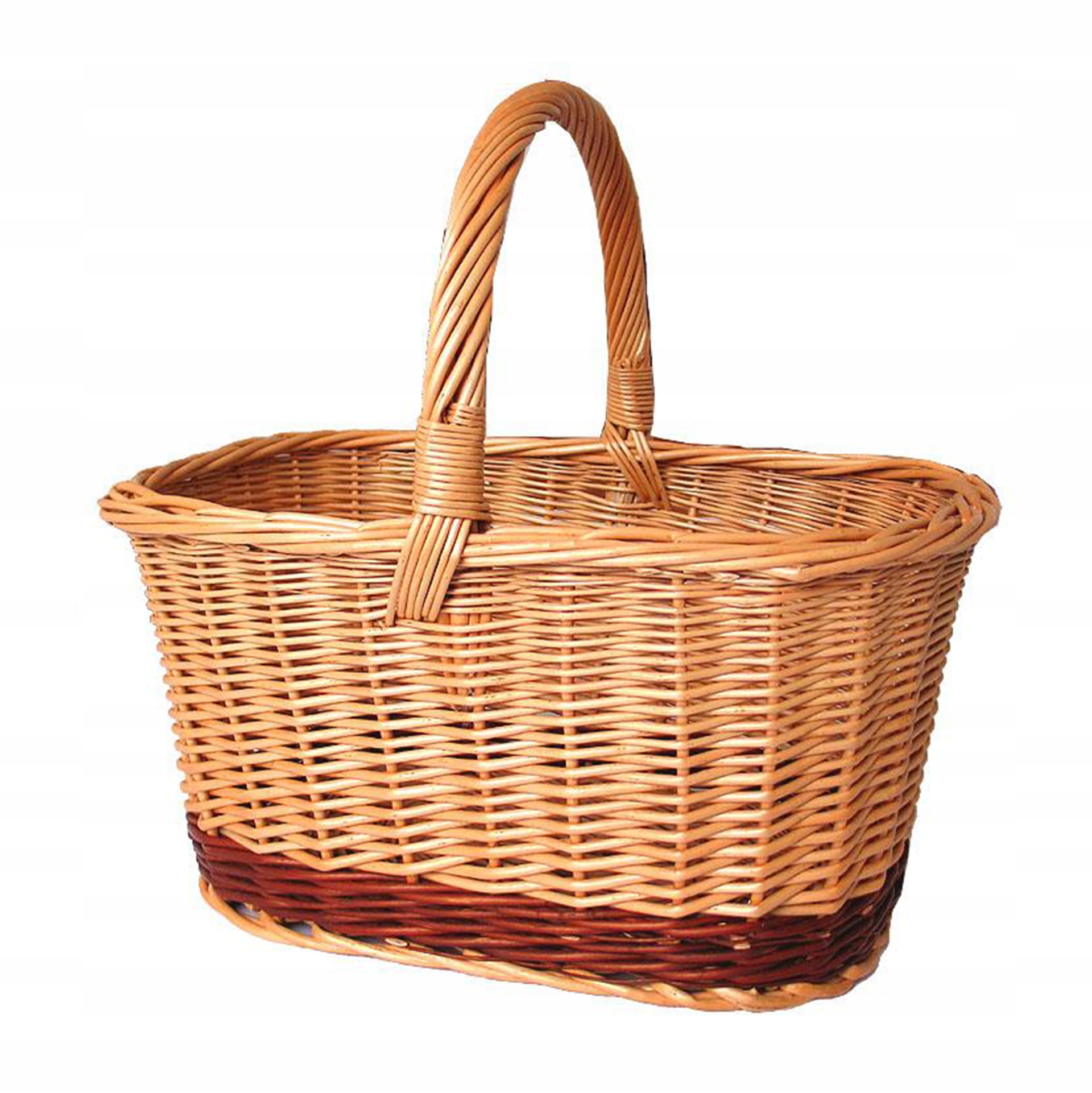 Velký Proutěný Košík Na Houby, Nákupy, Dárek, Přírodní Piknik