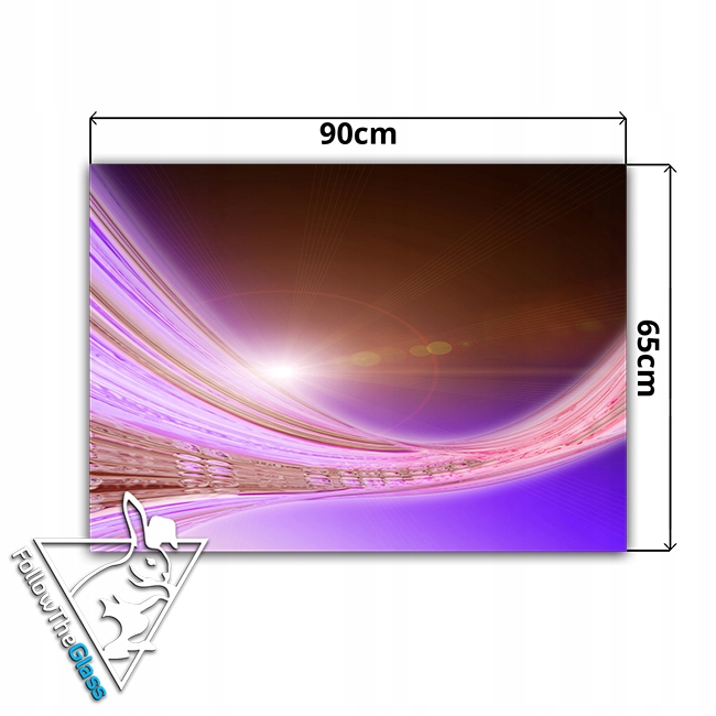 dekor szkło panel hartowany HD 90x65 abstrakcja Typ dekor