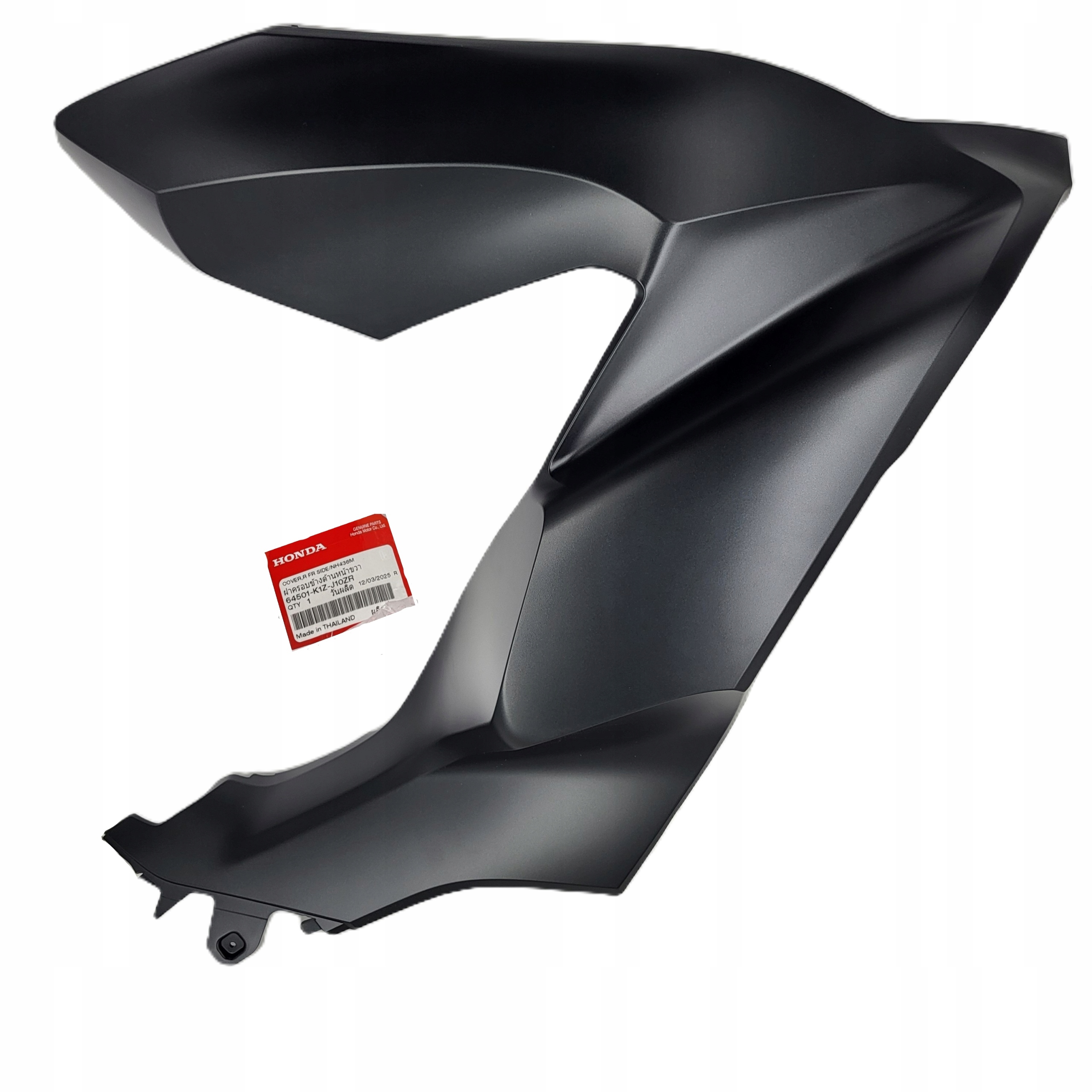 Honda Pcx 125 21-24 vrchlík čacha pravá krytka predná časť originál čierna matná