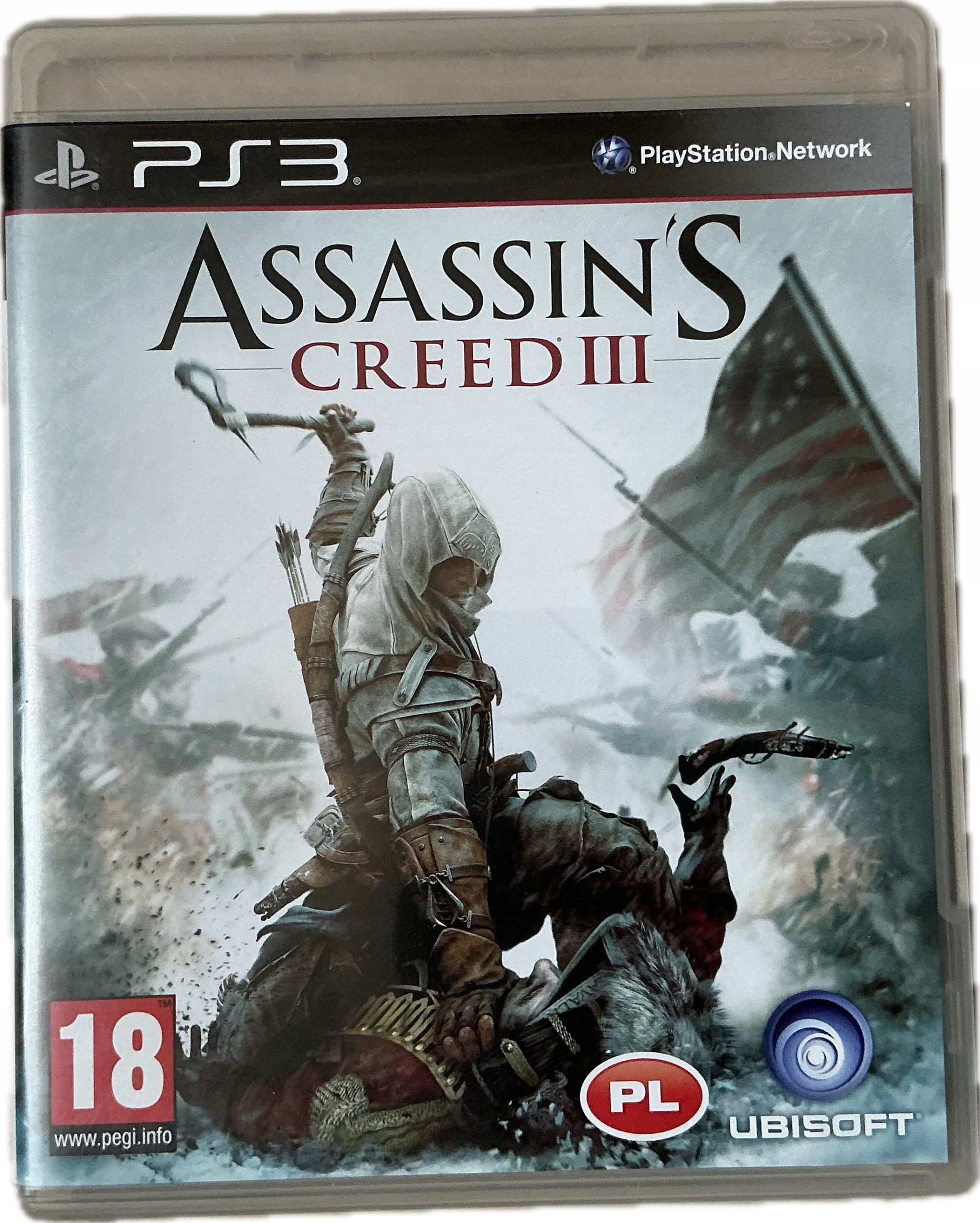 ASSASSIN’S CREED III ASSASSINS 3 płyta bdb+ komplet PREMIERA PL PS3