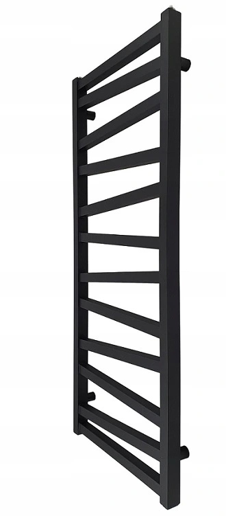Kúpeľňový Ohrievač Rebrík Čierny 47CM Inox 120x50 Poľský Výrobca
