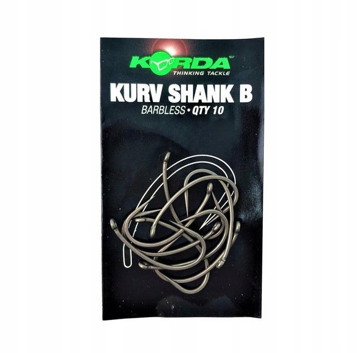Korda Haczyki Kurv Shank Barbless roz.8