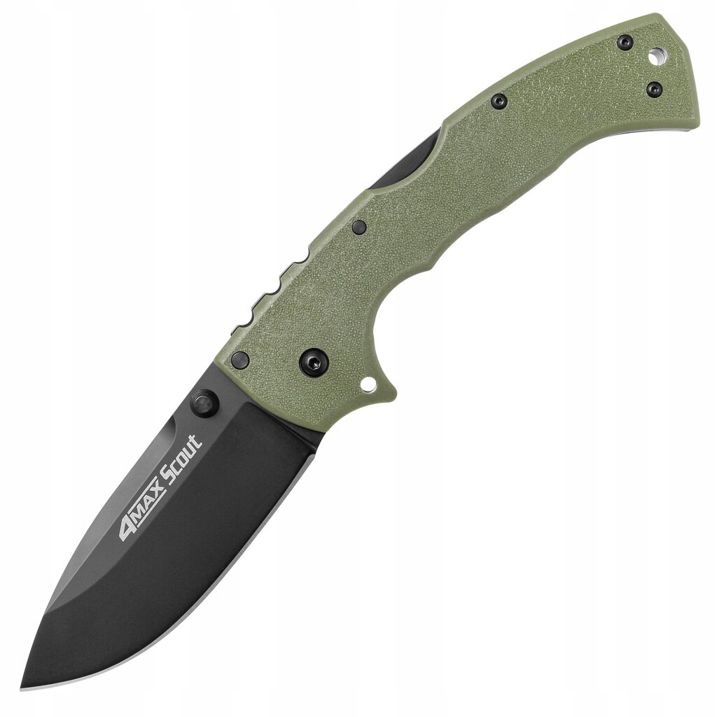 Nůž s klipem Edc Cold Steel 4-Max Scout AUS-10A Od Green