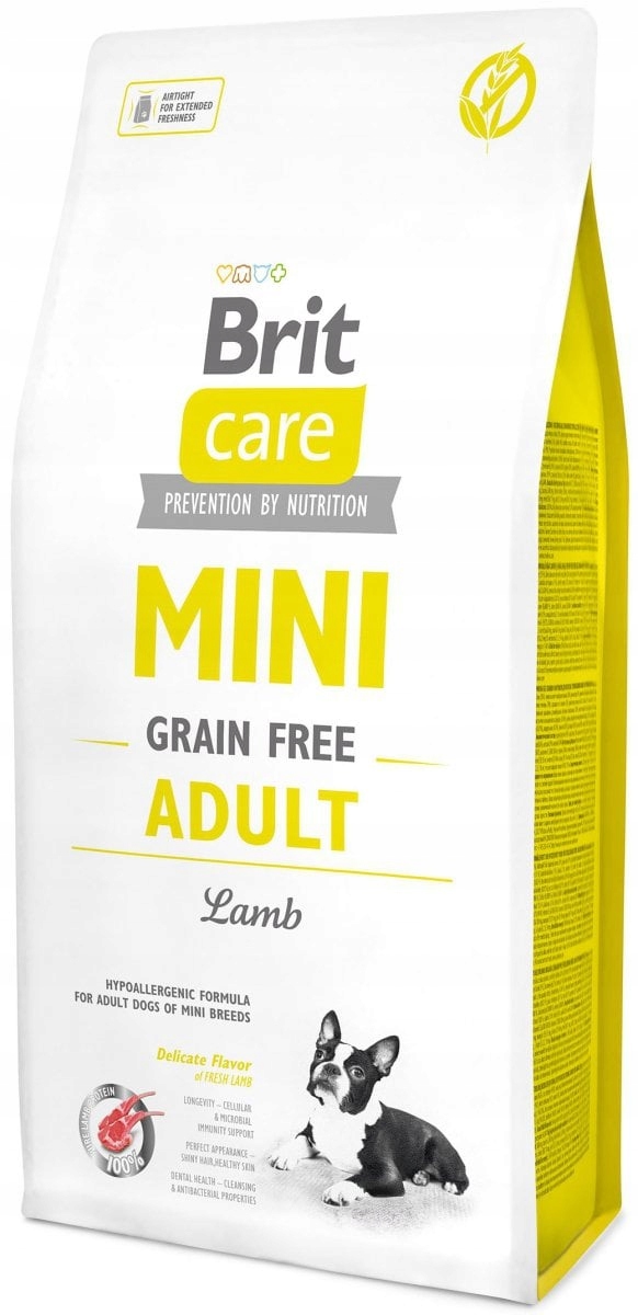 Brit Care Grain-Free Mini adult lamb 7 kg jagnięcina