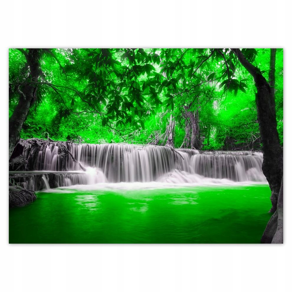 

Plakaty 70x50 Zielony wodospad Kaskada