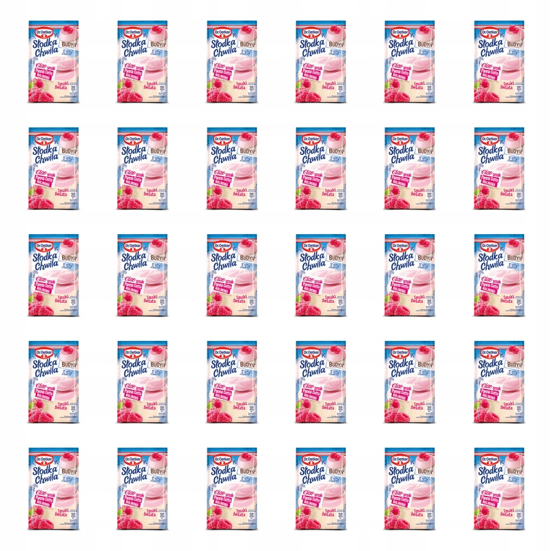 Dr. Oetker Sladká chvíle Puding příchuť Panna Cotta malinová 43 g X30