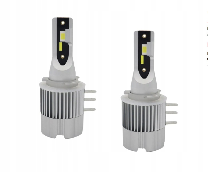 H15 Led Autožiarovky Led Csp 6000K Biele 2 funkčné Vw Bmw Merc...