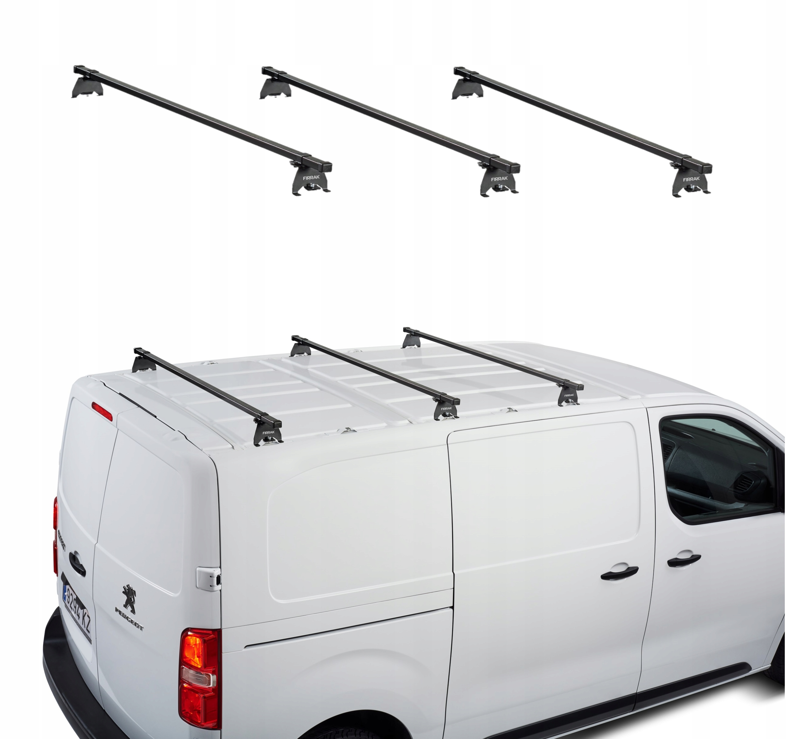 Základní střešní nosič 3 nosníků Firrak Citroen Berlingo II 2 2008-2018