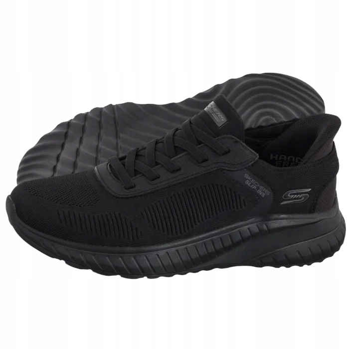 Sportovní boty Skechers Bobs Squad Chaos- Solid Step 118312 Černé