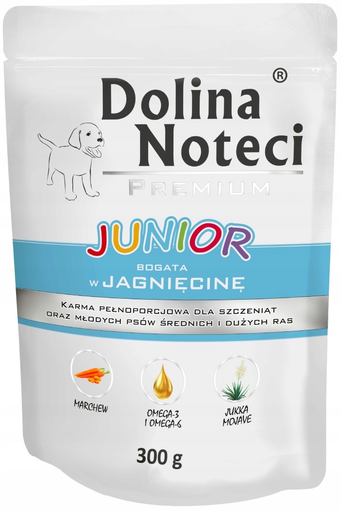 

Dolina Noteci Junior Bogata w jagnięcinę 300g