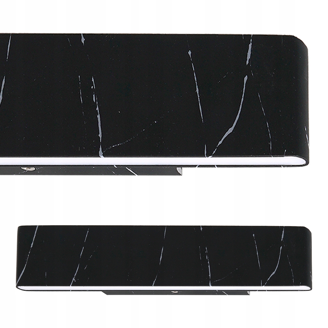 Led Nástenné Svietidlo Pierce Black 12W Led