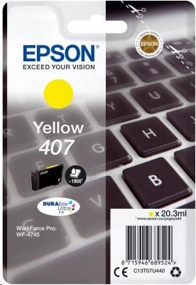 Atramentová kazeta Epson série WF-4745 "Keyboard" L Yellow 1900 str.…