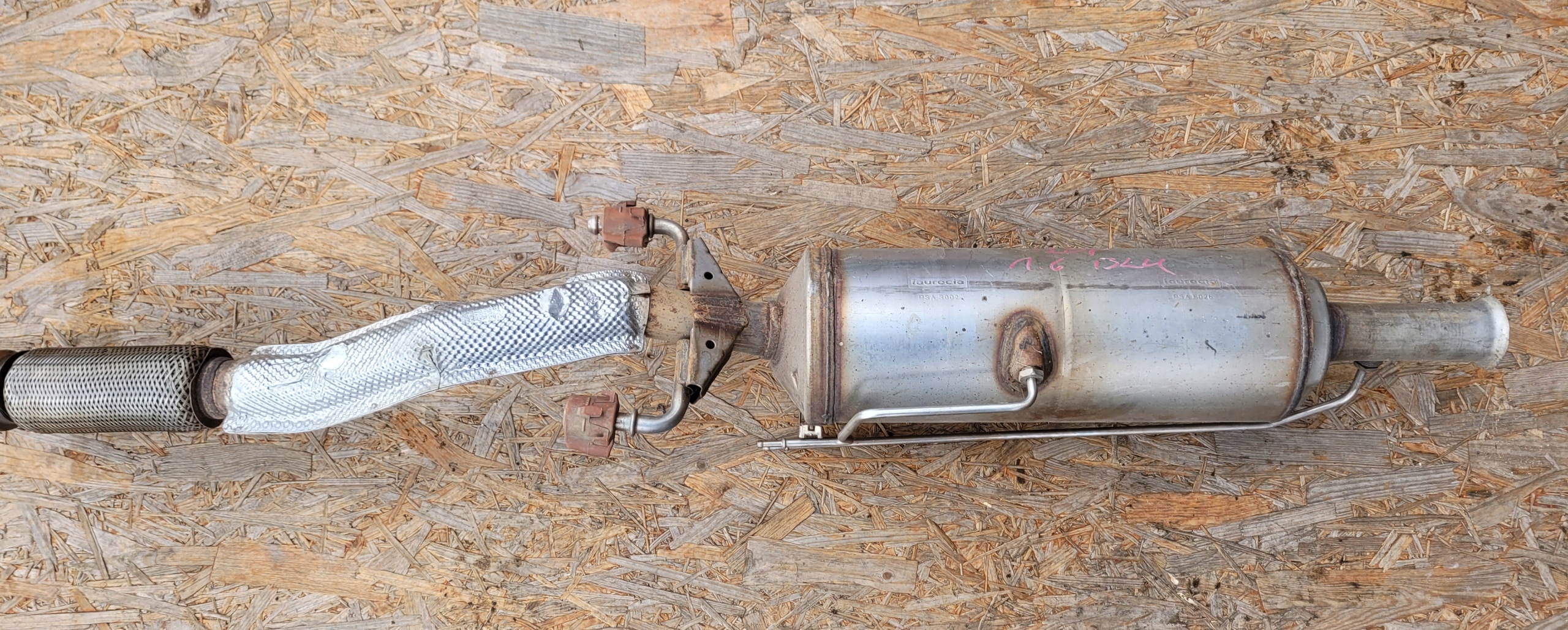 filter DPF FAP PSA PEUGEOT 208 and 1 1.6 BLUEHDI