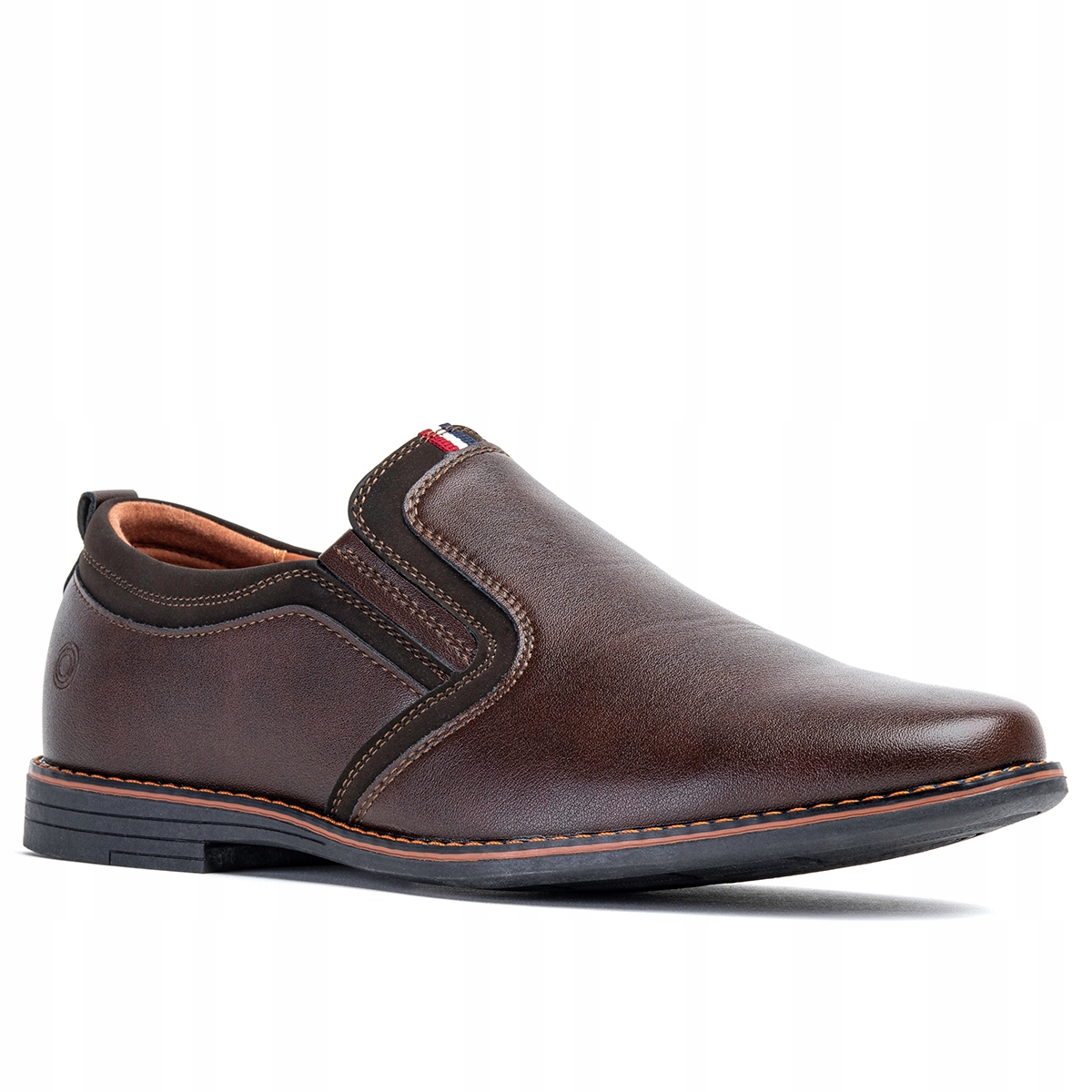 Pánské polobotky kožené elegantní pohodlné Nazouvací módní Wojtyłko 44