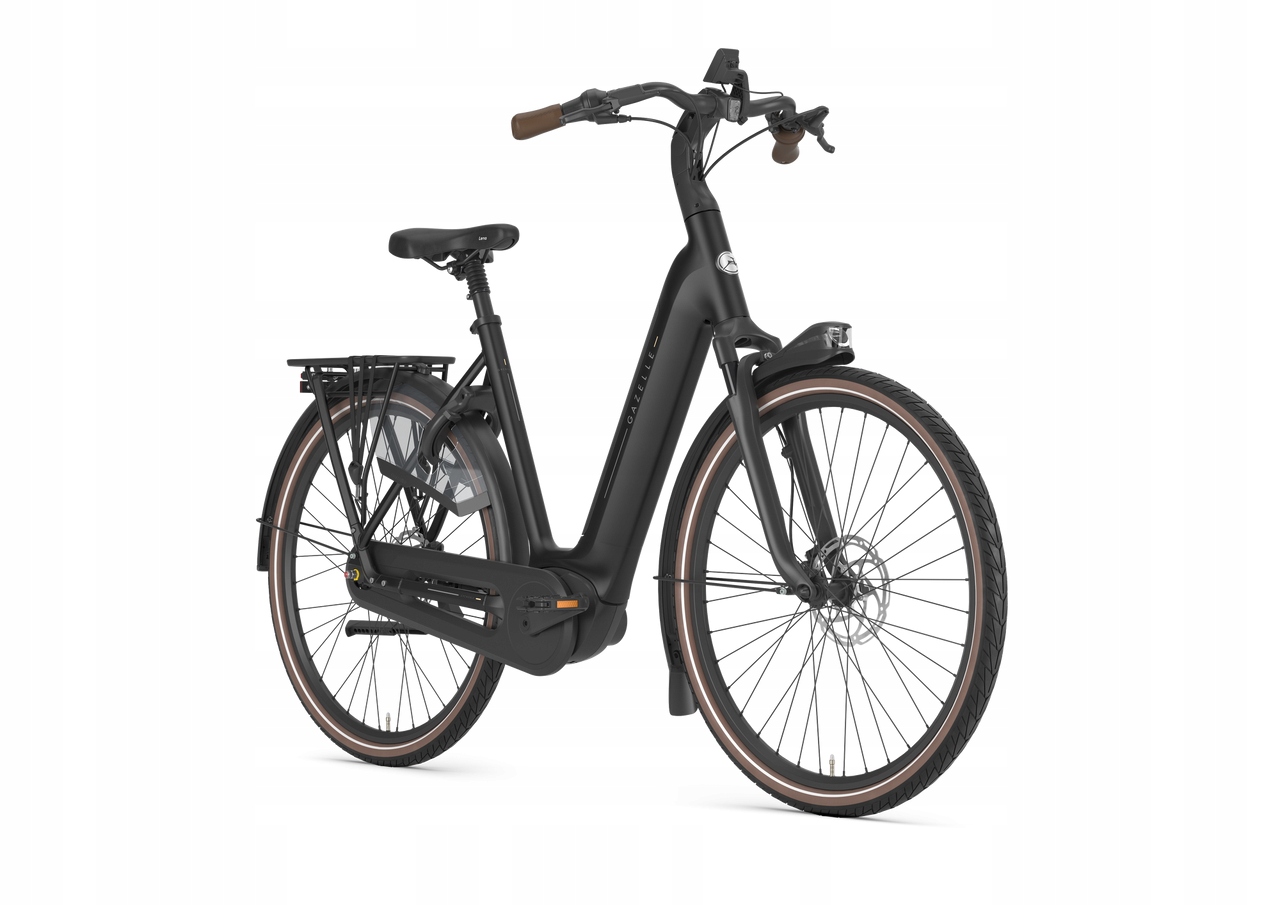 Rower elektryczny premium Gazelle Grenoble C8+ L57 600 Wh black