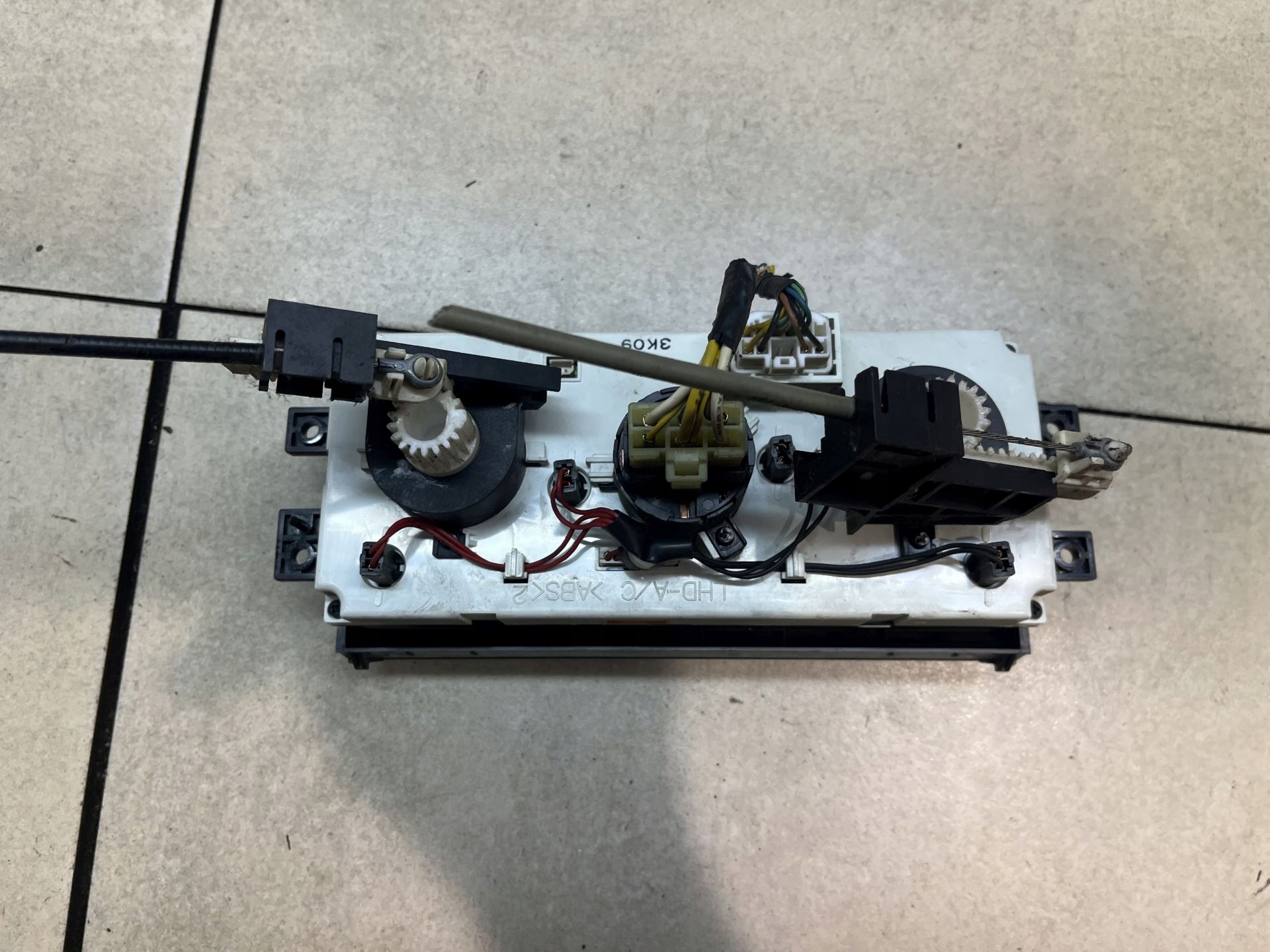 control panel of the air conditioning CHEVROLET KALOS 1.2